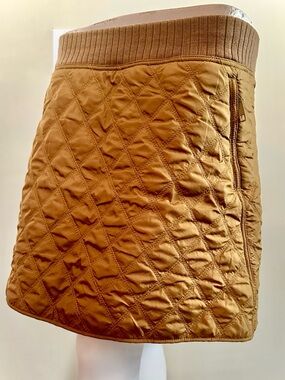 prAna Diva Skirt Quilted Insulated Fleece Lined Zip Pockets